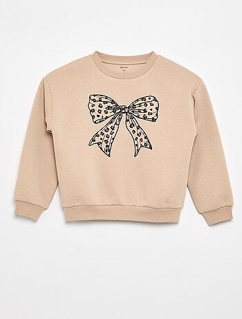 Sweatshirt de manga comprida com estampado