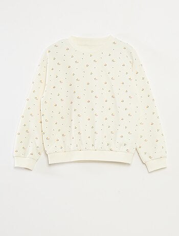 Sweatshirt de manga comprida com estampado