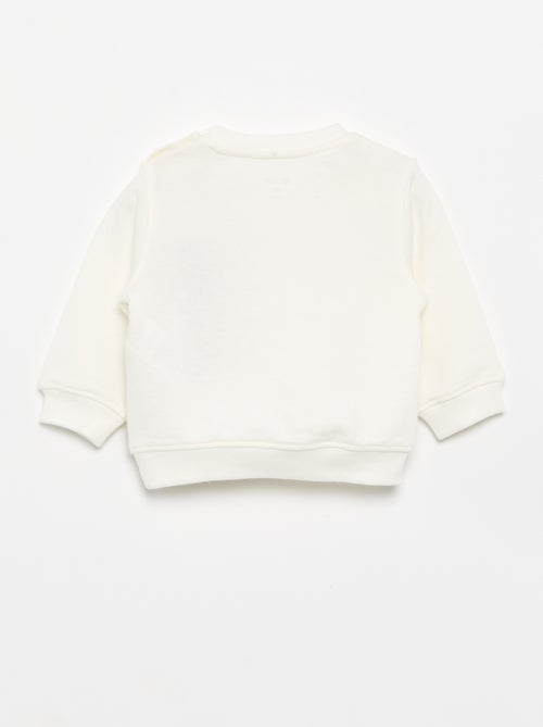 Sweatshirt de manga comprida com estampado - Kiabi