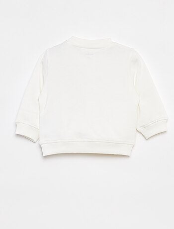 Sweatshirt de manga comprida com estampado