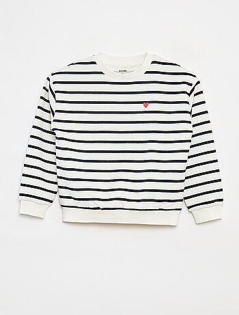 Sweatshirt de manga comprida com estampado