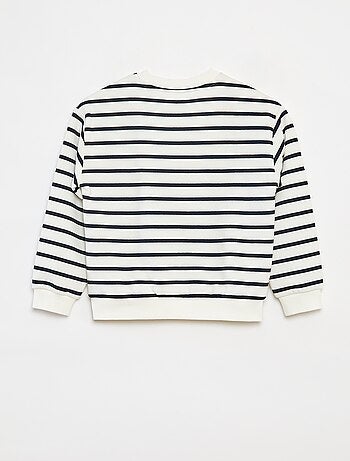 Sweatshirt de manga comprida com estampado