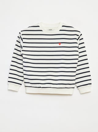 Sweatshirt de manga comprida com estampado
