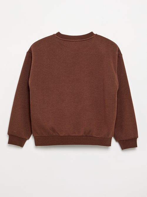 Sweatshirt de manga comprida com estampado - Kiabi Sweatshirt de manga comprida com estampado - Kiabi
