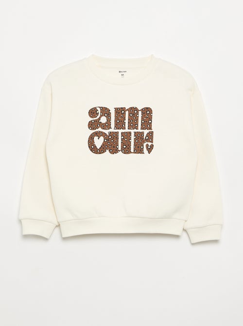 Sweatshirt de manga comprida com estampado - Kiabi Sweatshirt de manga comprida com estampado - Kiabi