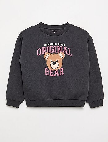 Sweatshirt de manga comprida com estampado