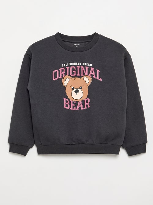 Sweatshirt de manga comprida com estampado - Kiabi Sweatshirt de manga comprida com estampado - Kiabi