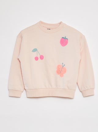 Sweatshirt de manga comprida com estampado
