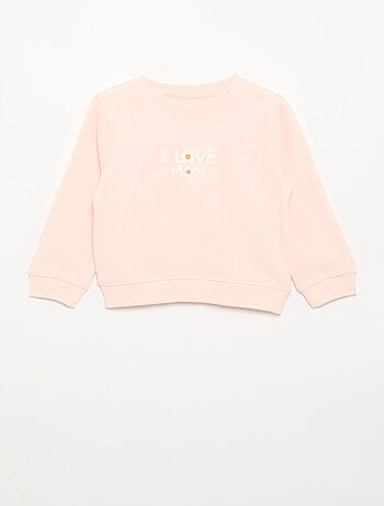 Sweatshirt de manga comprida com estampado