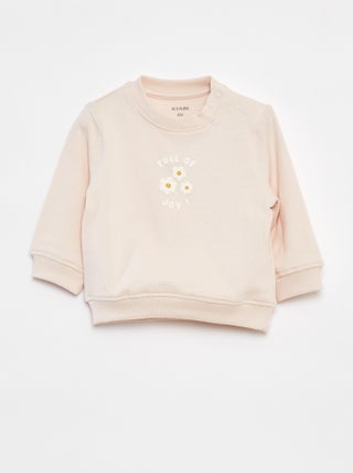 Sweatshirt de manga comprida com estampado