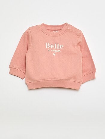 Sweatshirt de manga comprida com estampado