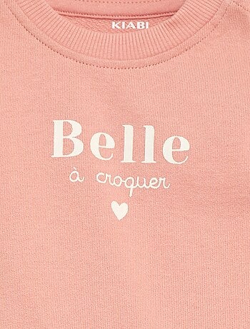 Sweatshirt de manga comprida com estampado