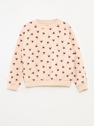 Sweatshirt de manga comprida com estampado