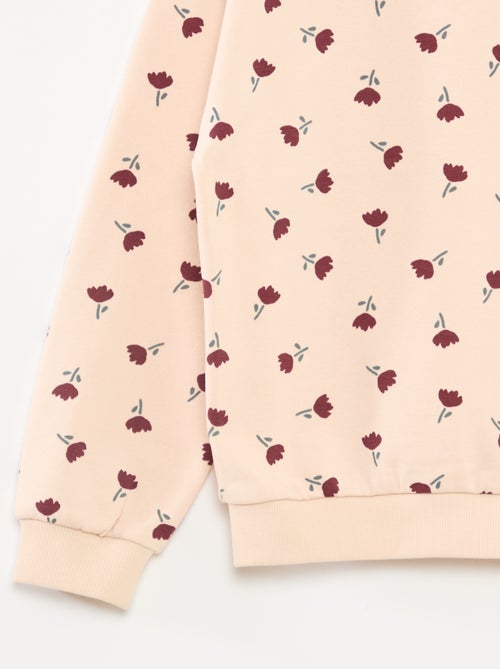 Sweatshirt de manga comprida com estampado - Kiabi