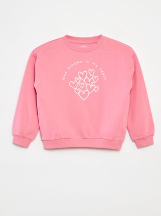Sweatshirt de manga comprida com estampado