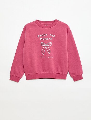 Sweatshirt de manga comprida com estampado