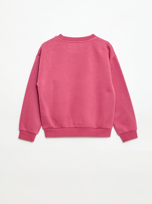 Sweatshirt de manga comprida com estampado - Kiabi