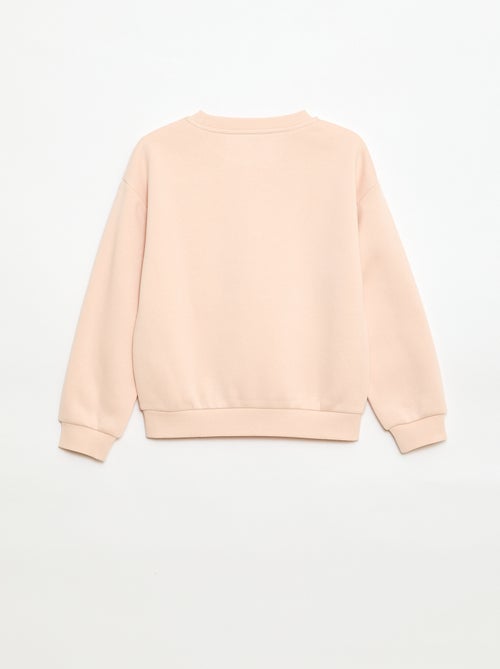 Sweatshirt de manga comprida com estampado - Kiabi