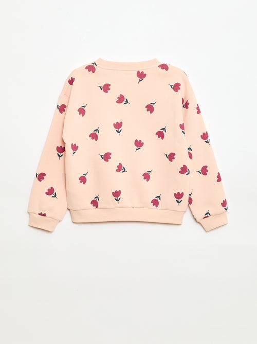 Sweatshirt de manga comprida com estampado - Kiabi