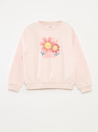 Sweatshirt de manga comprida com estampado
