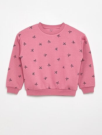 Sweatshirt de manga comprida com estampado