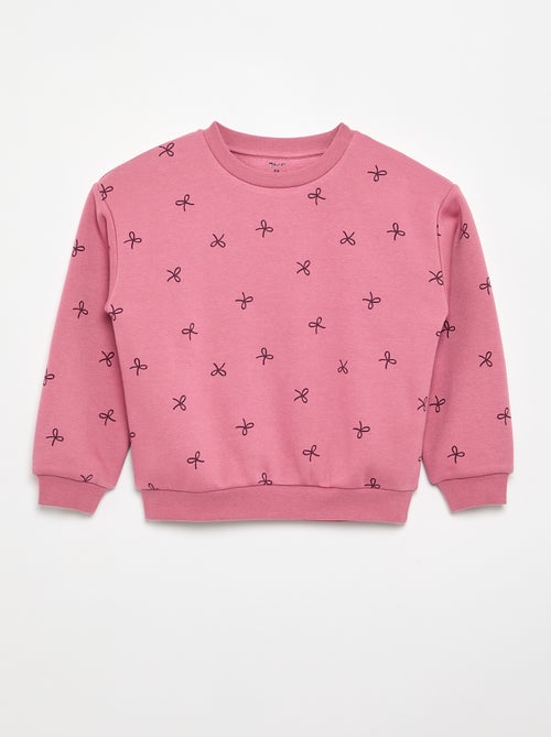 Sweatshirt de manga comprida com estampado - Kiabi