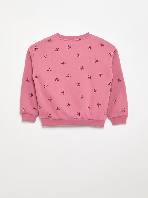 Sweatshirt de manga comprida com estampado - Kiabi