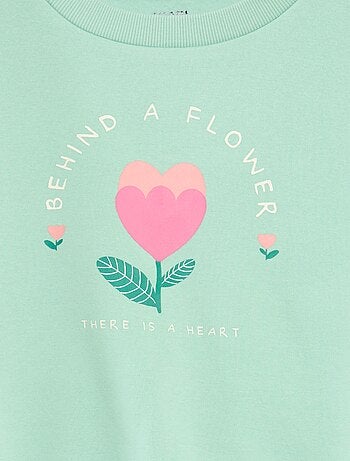 Sweatshirt de manga comprida com estampado