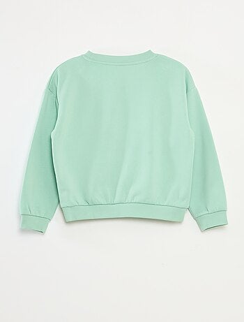 Sweatshirt de manga comprida com estampado