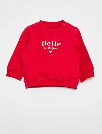 Sweatshirt de manga comprida com estampado