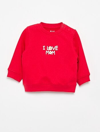 Sweatshirt de manga comprida com estampado