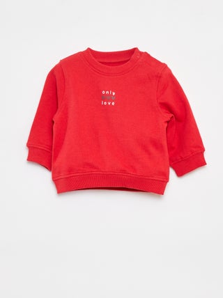 Sweatshirt de manga comprida com estampado