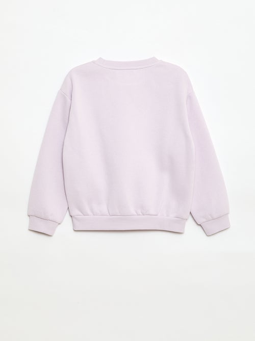 Sweatshirt de manga comprida com estampado - Kiabi