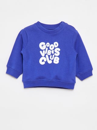 Sweatshirt de manga comprida com impressão