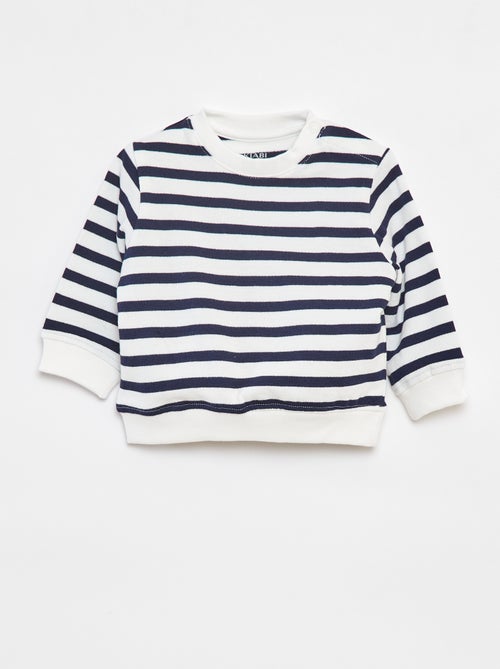 Sweatshirt de manga comprida com impressão - Kiabi