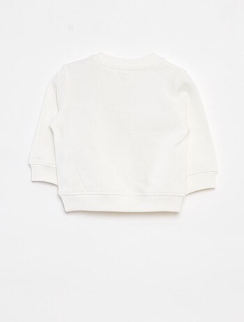 Sweatshirt de manga comprida com impressão