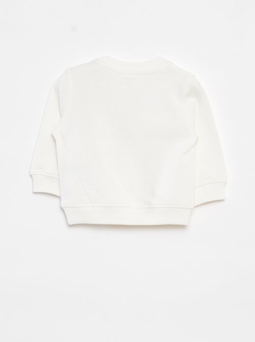 Sweatshirt de manga comprida com impressão - Kiabi