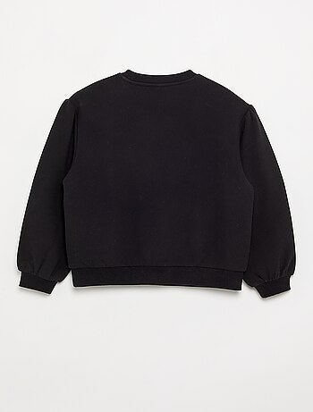 Sweatshirt de manga comprida com laço