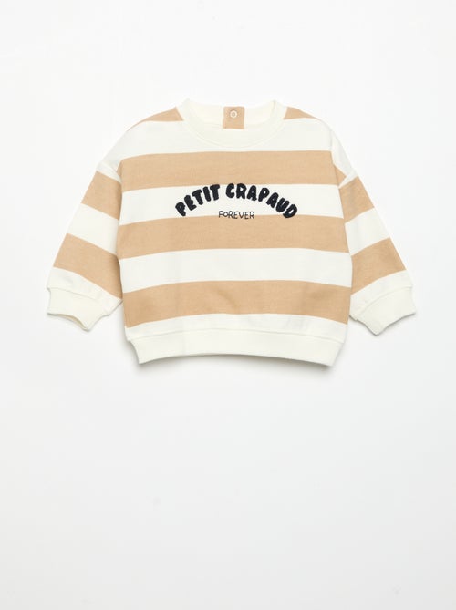 Sweatshirt de manga comprida de polar com animação - Kiabi