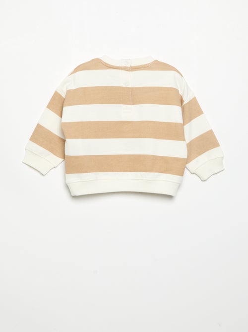 Sweatshirt de manga comprida de polar com animação - Kiabi