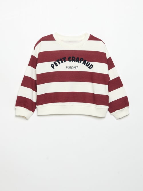 Sweatshirt de manga comprida de polar com animação - Kiabi
