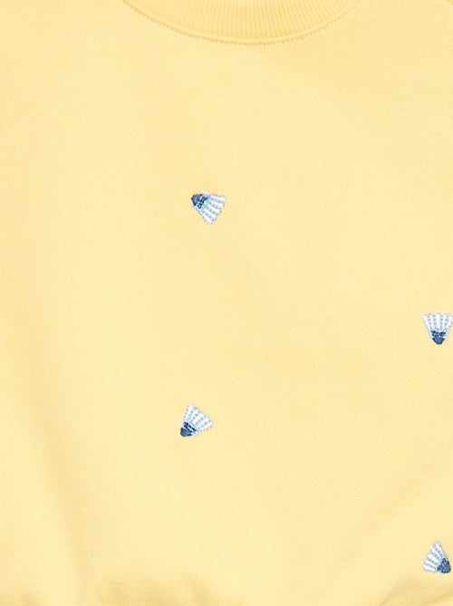 Sweatshirt de mangas compridas - Kiabi