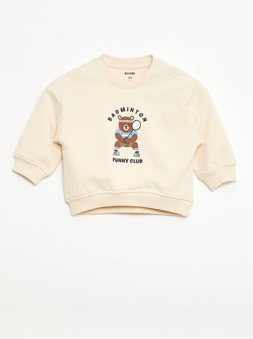 Sweatshirt de mangas compridas - Kiabi