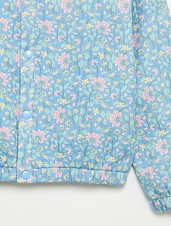 Sweat de manga comprida com abertura de molas de pressão