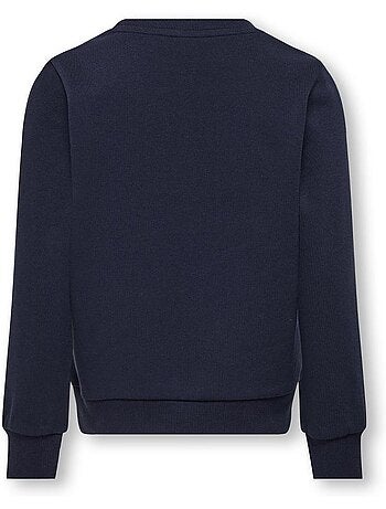 Sweatshirt de menina only koglinna city azul marinho
