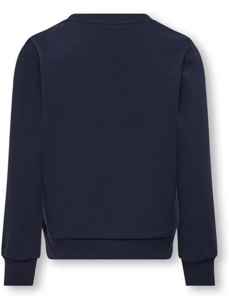 Sweatshirt de Menina ONLY Koglinna City Azul Marinho Azul-marinho - Kiabi