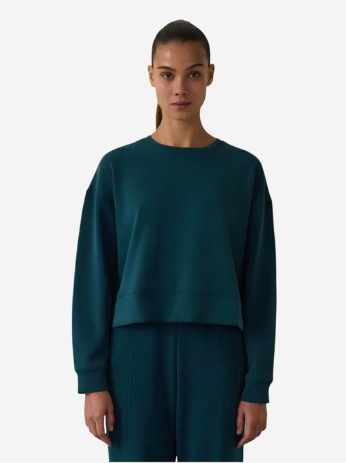 Sweatshirt de modal cardado penti - Kiabi Sweatshirt de modal cardado penti - Kiabi