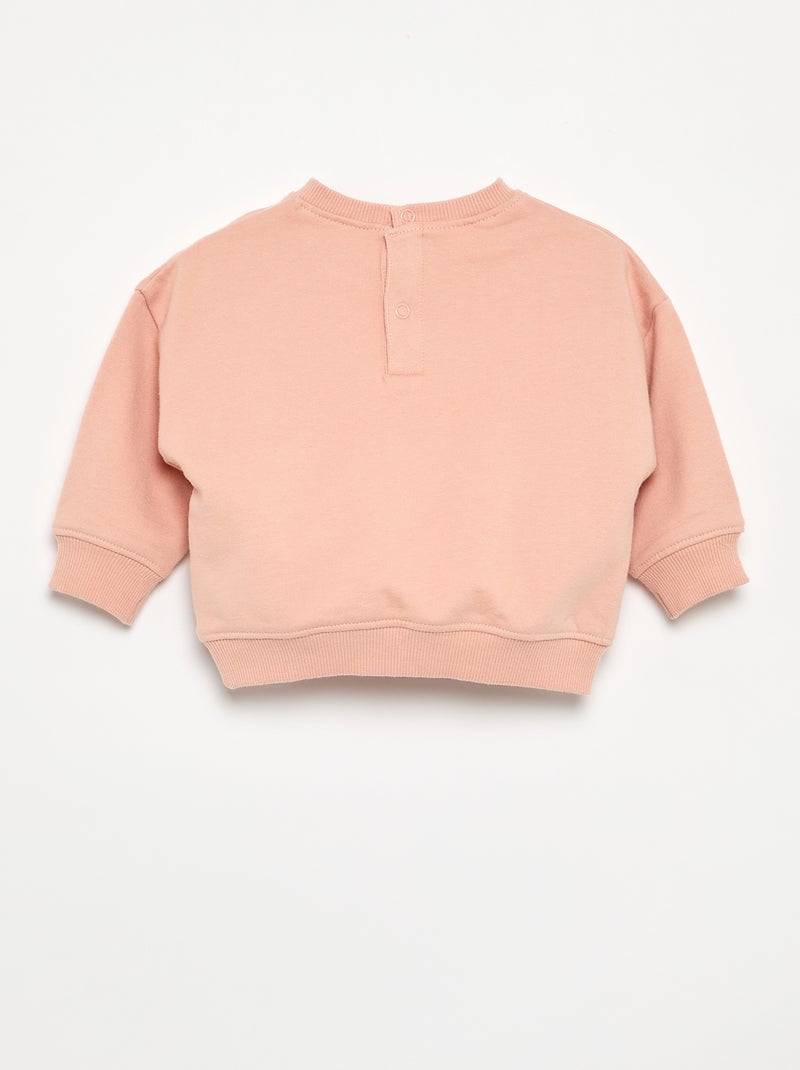 Sweatshirt de moletão 'AC/DC' Bege - Kiabi