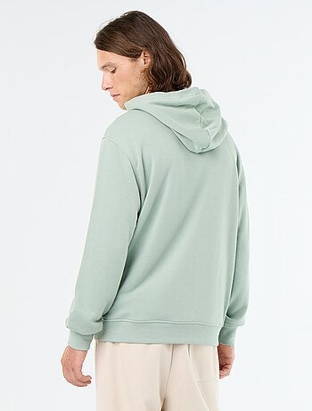 Sweatshirt de moletão com capuz estampado