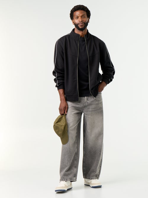 Sweatshirt de moletão com fecho - Kiabi Sweatshirt de moletão com fecho - Kiabi
